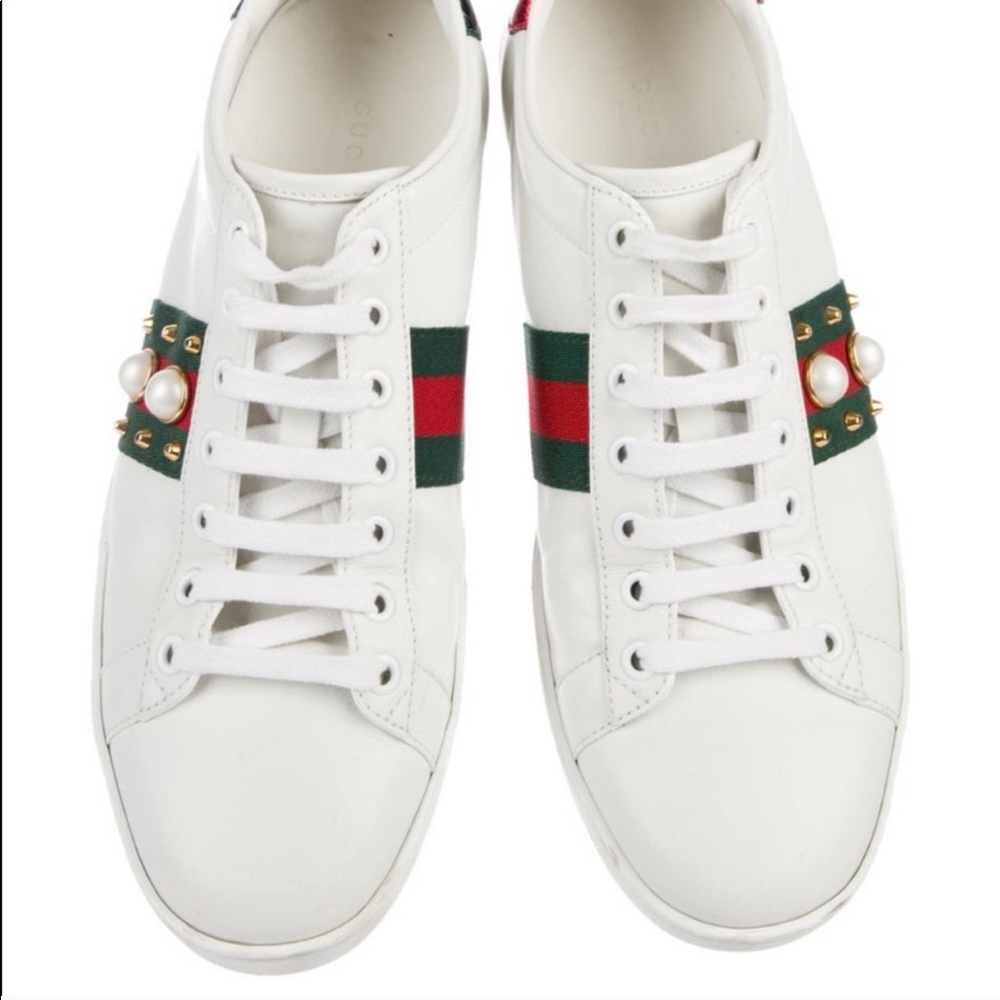 Gucci Ace Spiked low-top